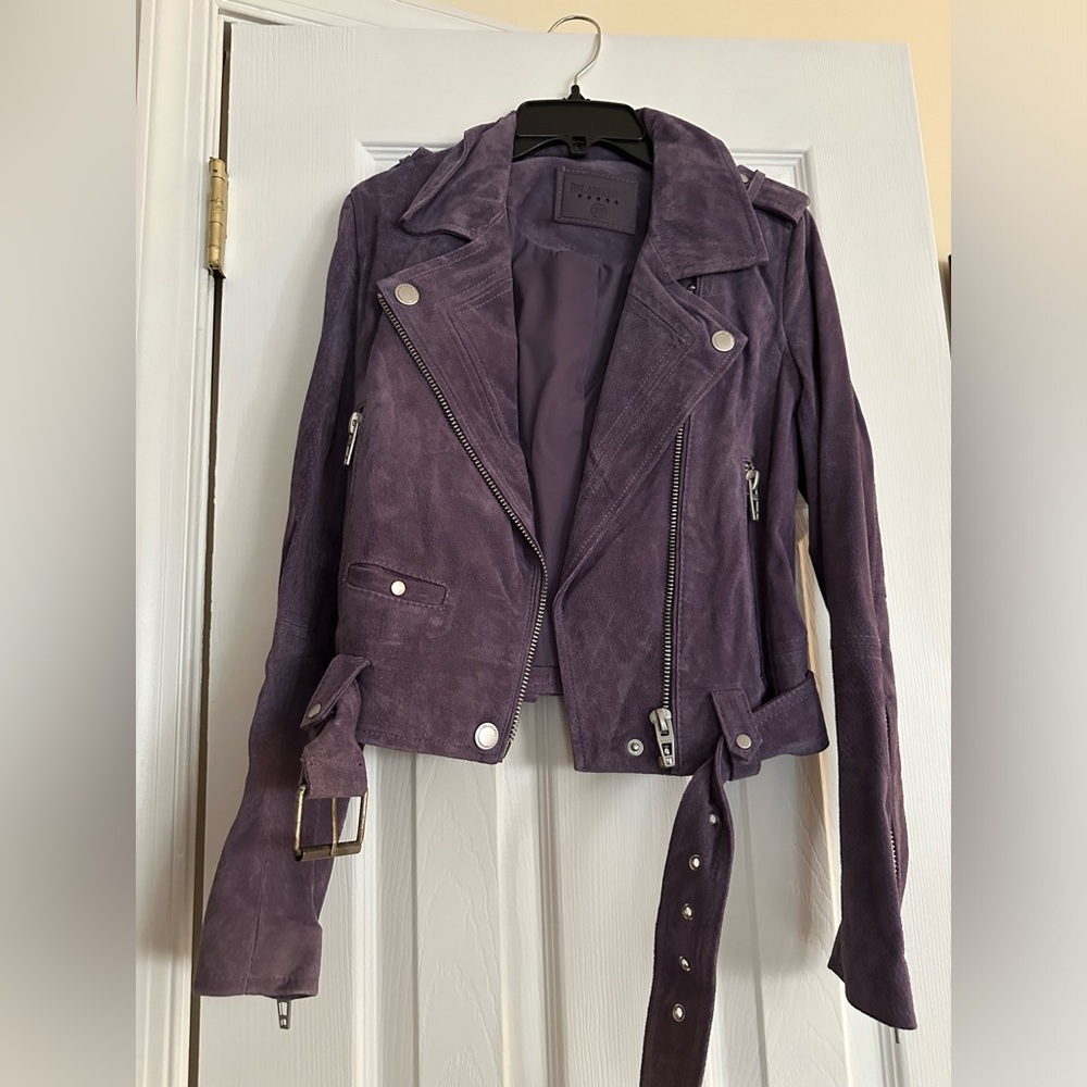 BLANK NYC jacket in a beautiful purple color size XS.